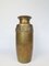 Deutsche Art Nouveau Vase aus gehämmertem Messing von WMF, 1920er 1