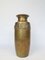 German Art Nouveau Wrought & Hammered Brass Vase from WMF, 1920s 1