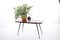 Rosewood Plant Table or Side Table With Black Metal Legs 5