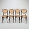 Mid-Century Bentwood & Cane Dining Chairs by Michael Thonet for ZPM Radomsko, 1960s, Set of 4, Image 1