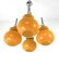 Orangefarbene Vintage Deckenlampe 5
