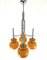 Lámpara de techo vintage en naranja, Imagen 2