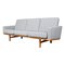 Mid-Century 3-Seater Sofa by Hans J. Wegner for Getama, Image 1