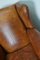 Vintage Dutch Cognac Leather Club Chair 8