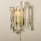 Ice Glass Wall Sconces, Austria, 1970s, Set of 2 9