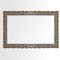Vintage Cast Brass and Steel Frame Mirror by Sandro Petti, 1980s 2