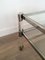 Large Acrylic Glass and Chrome Coffee Table with 2 Glass Shelves, 1970s, Image 6