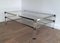 Large Acrylic Glass and Chrome Coffee Table with 2 Glass Shelves, 1970s 2
