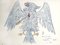 Jean Cocteau - Blue Eagle - Original Lithograph 1956, Image 1