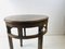 Table d'Appoint Ronde Antique en Acajou 14