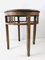 Table d'Appoint Ronde Antique en Acajou 1