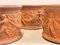 Mid-Century Terracotta Garden Vases, Set of 6 4