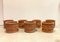 Vases de Jardin Mid-Century en Terracotta, Set de 6 1