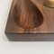 Assiette ou Cendrier Mid-Century par Jean Gillon pour Italma Wood Art 2