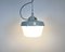 Industrial Grey Cast Aluminium Pendant Light, 1970s 11