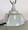 Industrial Grey Cast Aluminium Pendant Light, 1970s, Image 7