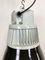 Lámpara colgante industrial vintage esmaltada en negro, años 60, Imagen 5