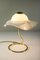Table Lamp with Ladies' Hat Shade from Venice Glass, 1970s 2