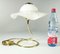 Lampe de Bureau avec Abat-Jour de Chapeau en Verre de Venice Glass, 1970s 9
