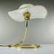 Table Lamp with Ladies' Hat Shade from Venice Glass, 1970s 5