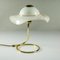 Table Lamp with Ladies' Hat Shade from Venice Glass, 1970s 4
