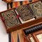 Antique Victorian Mahogany Games Compendium, Cards & Board Games 14