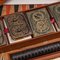 Antique Victorian Mahogany Games Compendium, Cards & Board Games 11
