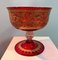 Red and Gold Murano Glass Bowl by G.B. Tiepolo for Guido Dorigo, 1978, Image 3