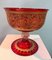 Red and Gold Murano Glass Bowl by G.B. Tiepolo for Guido Dorigo, 1978 4