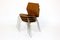 Teak and Metal Chairs, 1950s, Set of 4, Image 4