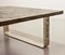 Table Basse Ardesia Collection Carré Brutaliste en Pierre d'Ardoise dans le style de Pia Manu 16