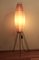 Dreibein Stehlampe im Stil von Rispal, 1950er 5