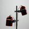 Vintage Combi Lux Floor Lamp In Red Metal & Chrome by Stanislav Indra, 1970s, Image 9