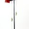 Vintage Combi Lux Floor Lamp In Red Metal & Chrome by Stanislav Indra, 1970s 6