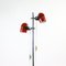 Vintage Combi Lux Floor Lamp In Red Metal & Chrome by Stanislav Indra, 1970s, Image 8