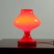 Lampe de Bureau Rouge en Verre Opalin par Tabery pour OPP Jihlava, 1960s 8