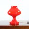 Red Opaline Glass Table Lamp by Tabery for OPP Jihlava, 1960s, Image 1