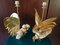 Lámparas de mesa en forma de gallo de latón, años 60. Juego de 2, Imagen 9