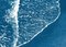 Pacific Foamy Shorelines, 2020, Cyanotype 5