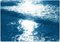 Pacific Sunset Waves, 2020, Cyanotype 1