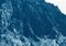 Rocky Desert Mountain in Blue, 2019, Cyanotype, Image 5