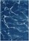 Turquoise Abstract Wave in Tulum, 2020, Cyanotype 4