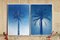 Duo of Egyptian Palms, Cyanotype on Paper, 2019, Image 11