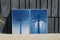Duo of Egyptian Palms, Cyanotype on Paper, 2019, Image 7