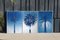Desert Palm Trio, Cyanotype sur Papier Aquarelle, 2019 4