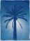 Desert Palm Trio, Cyanotype on Watercolor Paper, 2019, Image 7