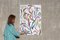 Pastel Ribbon No. 4, Abstrakte Malerei Vivid Palette auf Aquarellpapier, 2020 2