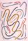 Portafiori Natalia, colorazione rosa, acrilico su carta, 2020, Immagine 1
