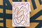 Portafiori Natalia, colorazione rosa, acrilico su carta, 2020, Immagine 6