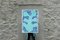 Coupe Feuille Turquoise sur Fond Abstrait Nuageux, Cyanotype, 2020 6